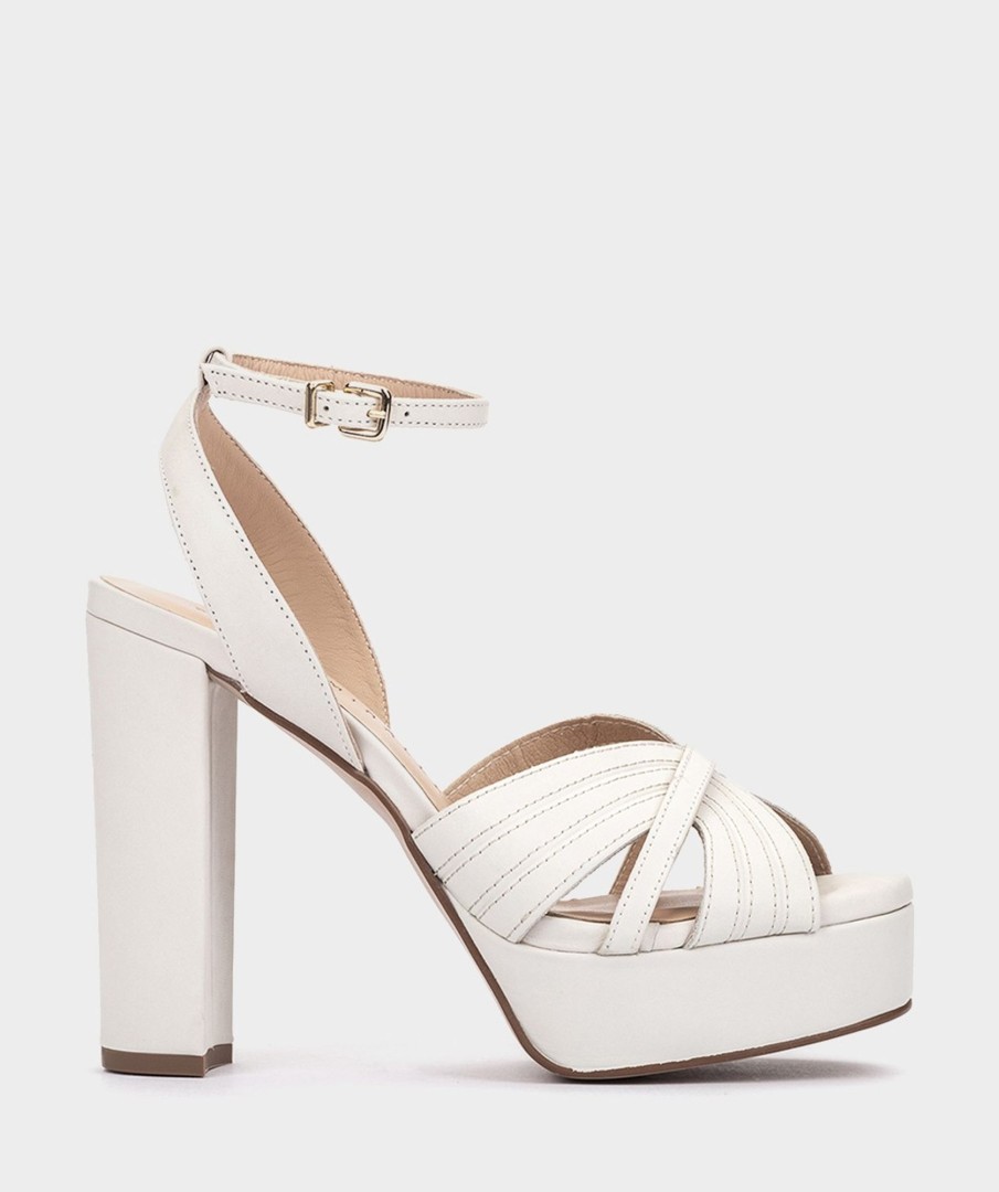 Shoe Pedro Miralles Heeled Sandals | Leather Heeled Sandals Alfa Off