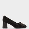 Shoe Pedro Miralles Pumps | Leather Heeled Shoes Amalfi Negro