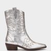 Shoe Pedro Miralles Ankle Boots | Cowboy Leather Boots Cristal Metal Plata