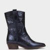 Shoe Pedro Miralles Ankle Boots | Cowboy Leather Boots Cristal Metal Navy