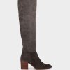 Shoe Pedro Miralles Boots | High-Top Split Leather Boots Velour Iman