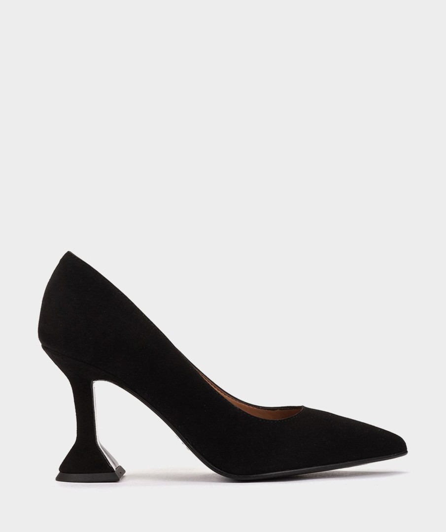 Shoe Pedro Miralles Pumps | Suede Pumps. Amalfi Negro