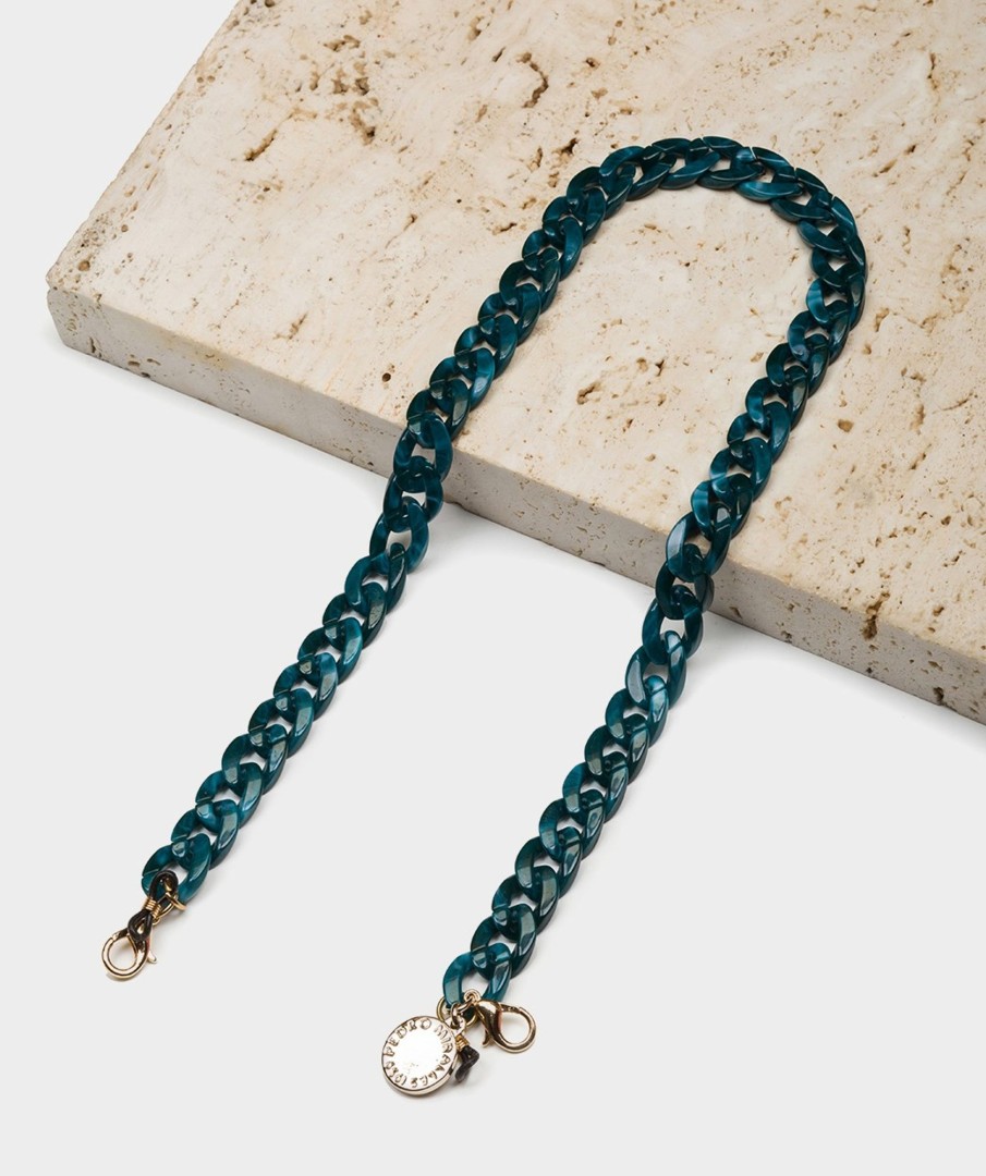 Accessories Pedro Miralles Accessories | Tortoiseshell-Effect Chain Hangers. Cadena Azul