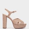 Shoe Pedro Miralles Heeled Sandals | Leather Heeled Sandals Vitello Peonia