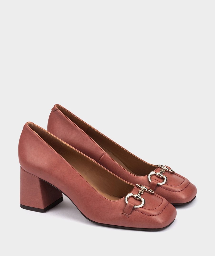 Shoe Pedro Miralles Pumps | Leather Pumps. Cristal Terracota