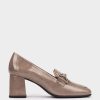 Shoe Pedro Miralles Pumps | Patent Leather High Heels In Taupe Colour Venice Peltro