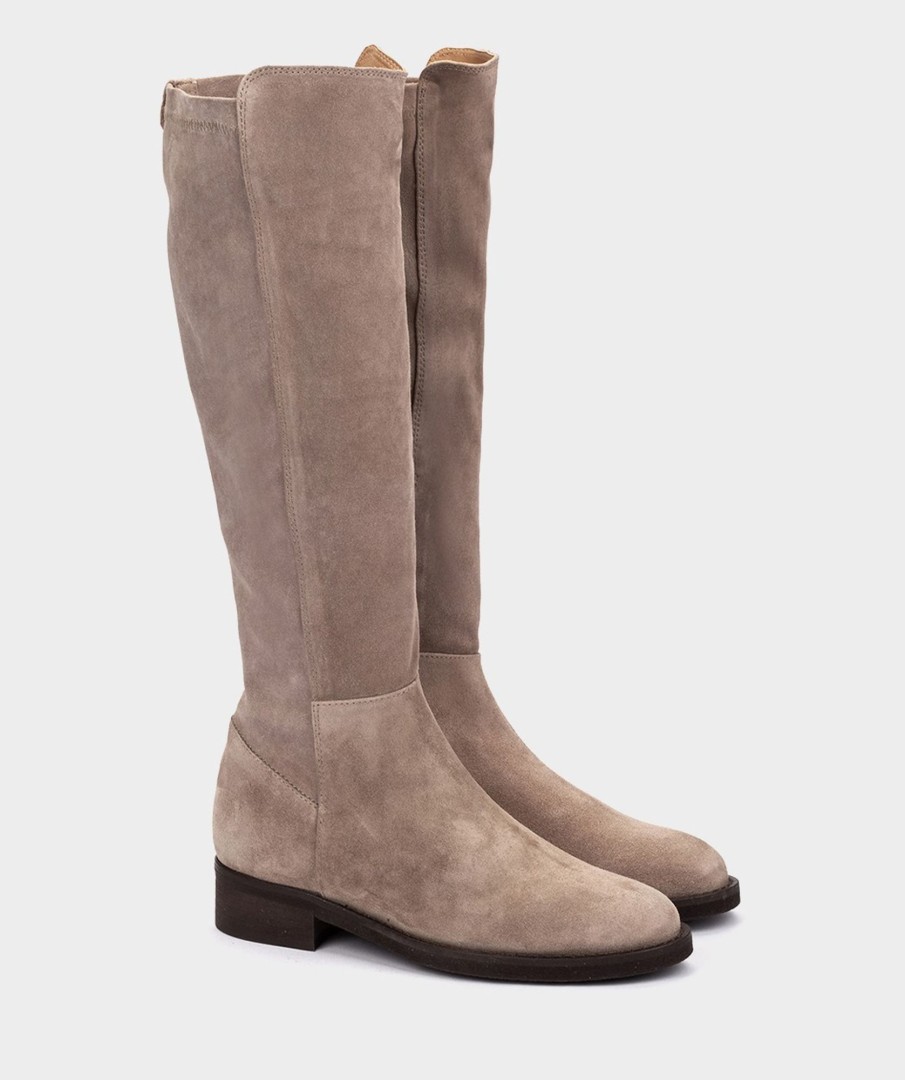 Shoe Pedro Miralles Boots | Split Leather Boots Velour Marmota