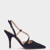 Shoe Pedro Miralles Pumps | Pointed Toe Navy Suede Pumps Amalfi Navy