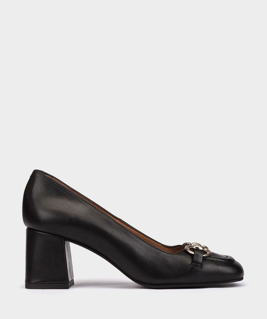 Shoe Pedro Miralles Pumps | Leather Pumps. Cristal Negro