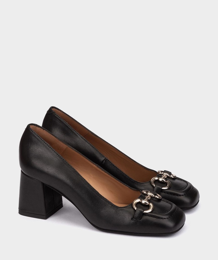 Shoe Pedro Miralles Pumps | Leather Pumps. Cristal Negro