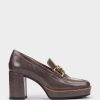 Shoe Pedro Miralles Pumps | Platform Heeled Patent Leather Loafers Venice Elefante