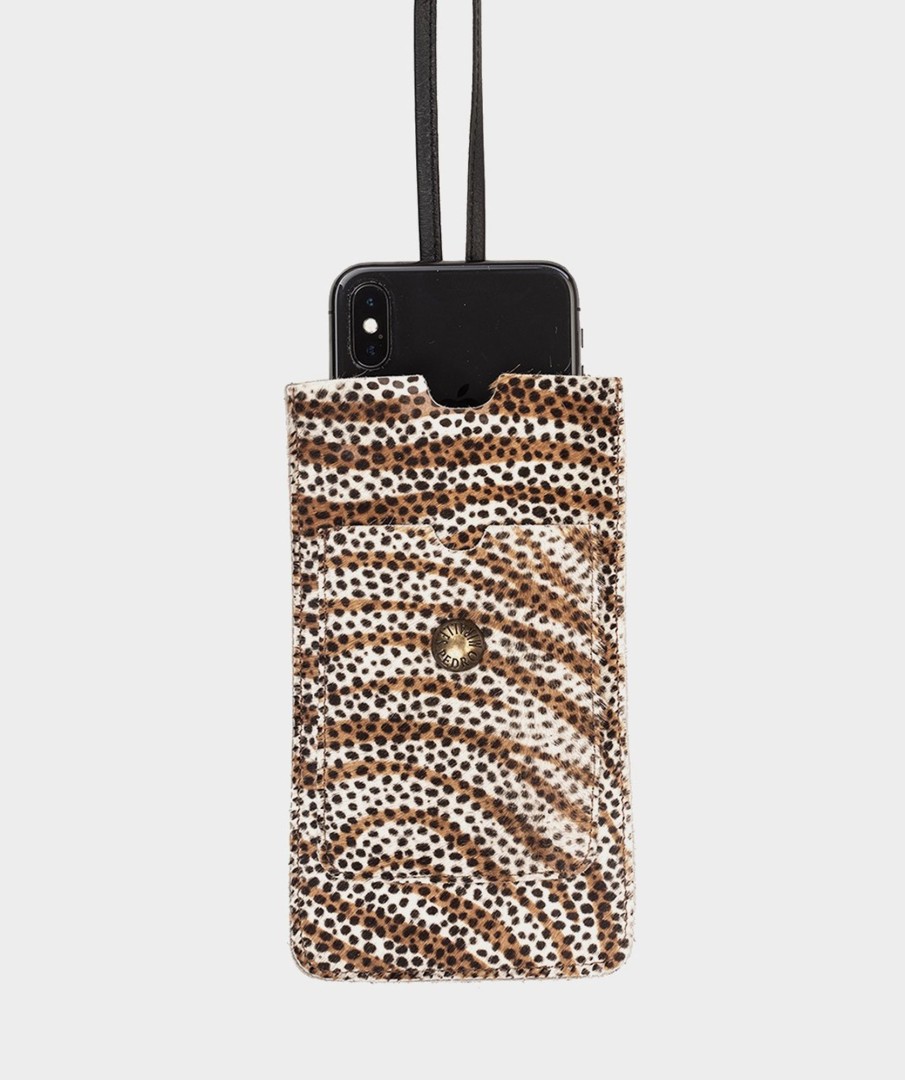 Accessories Pedro Miralles Accessories | Leather Phone Holder Cm Cebra